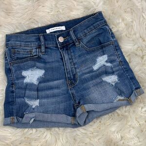 PacSun Blue Distressed Denim Shorts Sz. 24/0